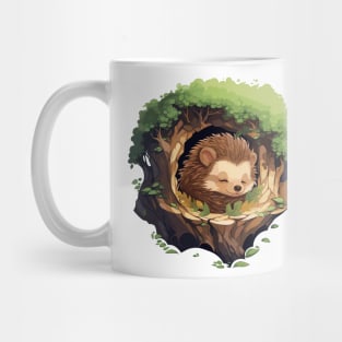 Sleepy hedgehog Mug